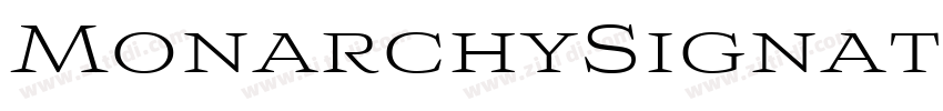 MonarchySignature Re字体转换